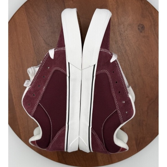 Vans Chukka Push Iconic Shoes Burgandy/White Fat Tongue Unisex Sz M/11.5 -‎ W/13 main image 4